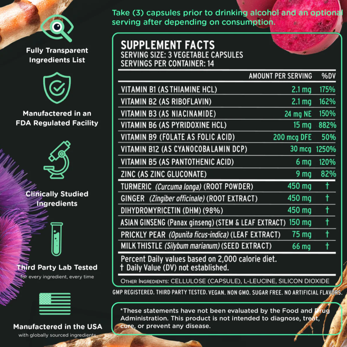 NaturaDetox™ Natural Ultra Recover Detox Capsules