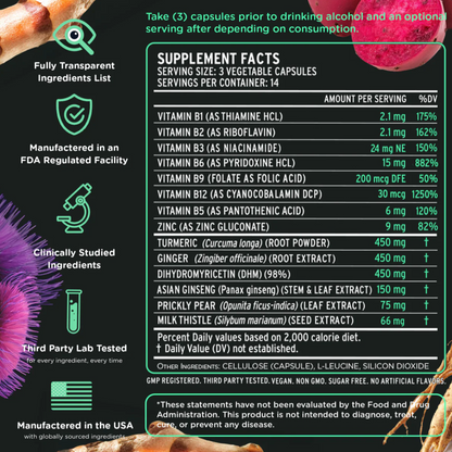 NaturaDetox™ Natural Ultra Recover Detox Capsules