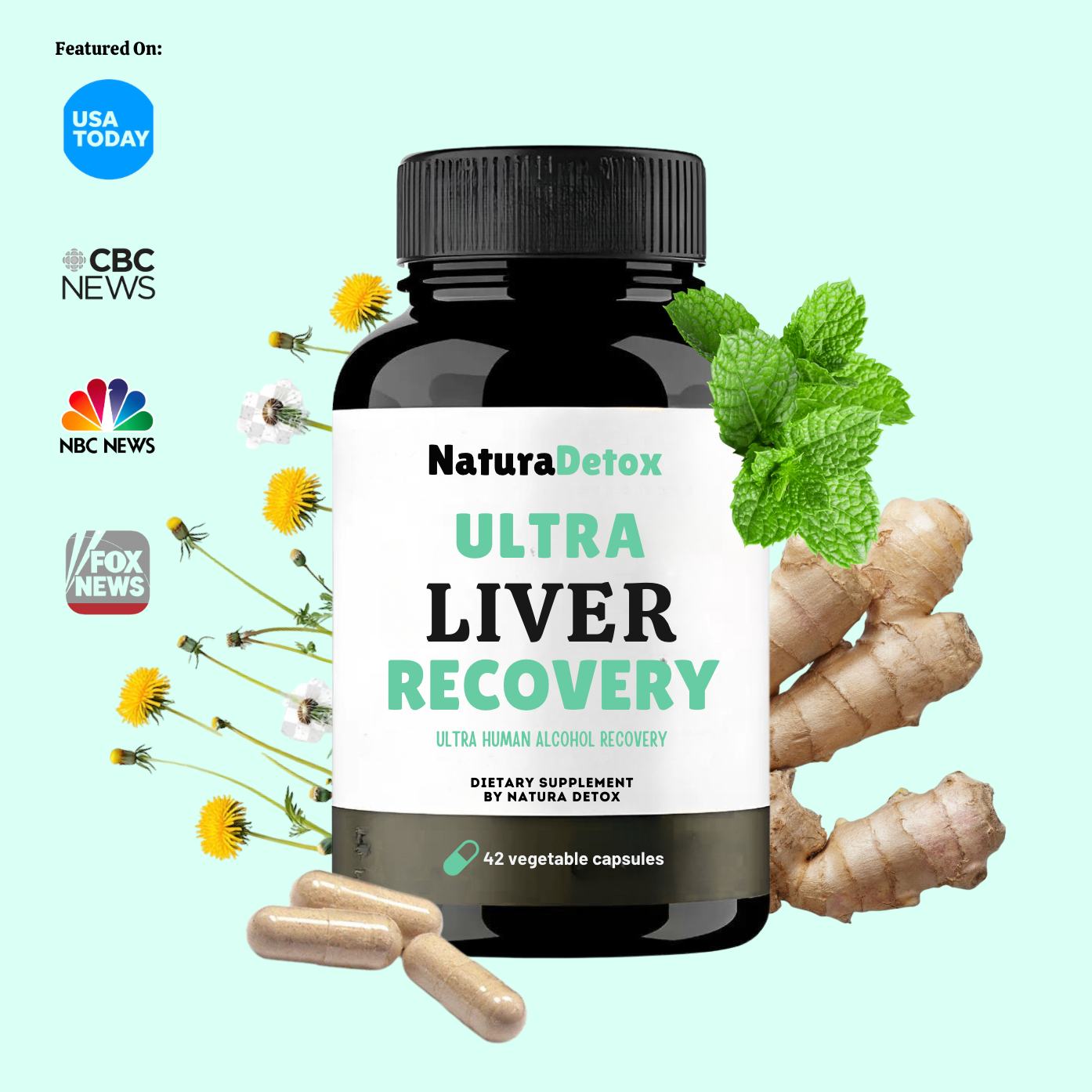 NaturaDetox™ Natural Ultra Recover Detox Capsules